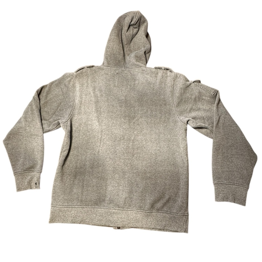 Empyre Gray Hooded Shirt Jacket - Picture 2 of 9